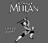 Mulan (USA, Europe) Title Screen